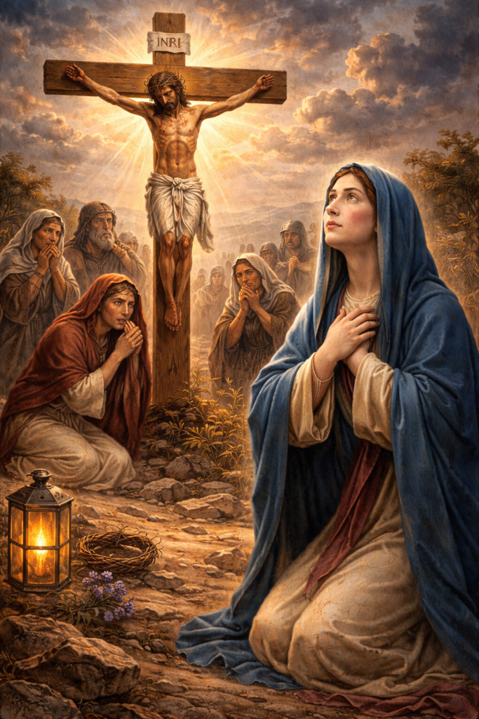 Catholic meditation on the Stations of the Cross prayer